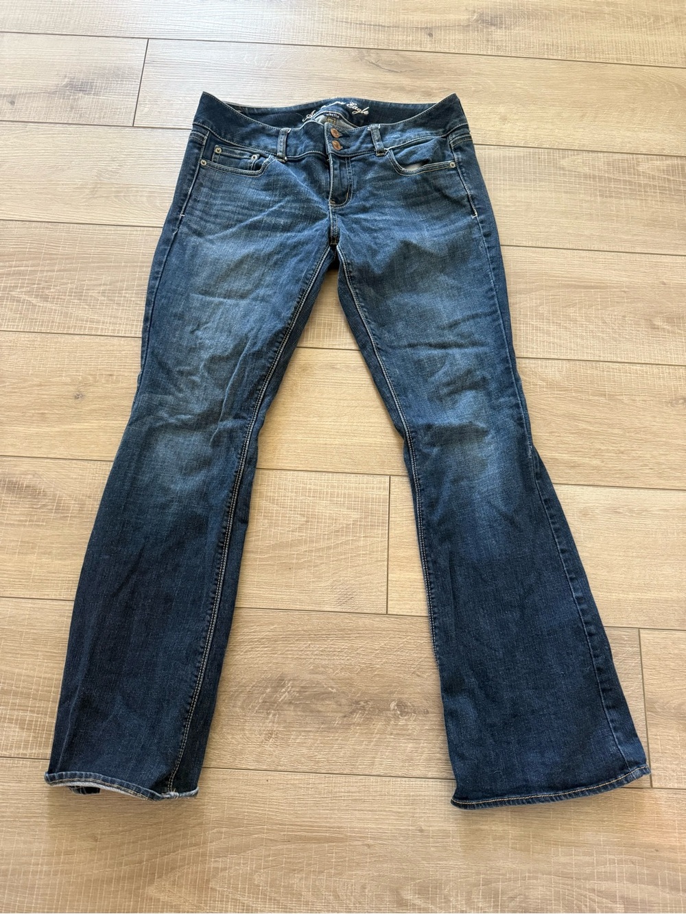American Eagle Outfitters Dark Blue Flare Jeans